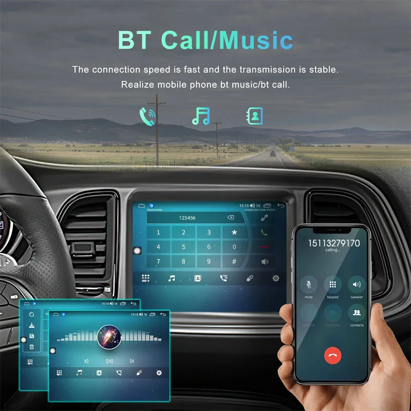 Radio Pantalla Carplay para Jeep Cherokee SRT 2015
