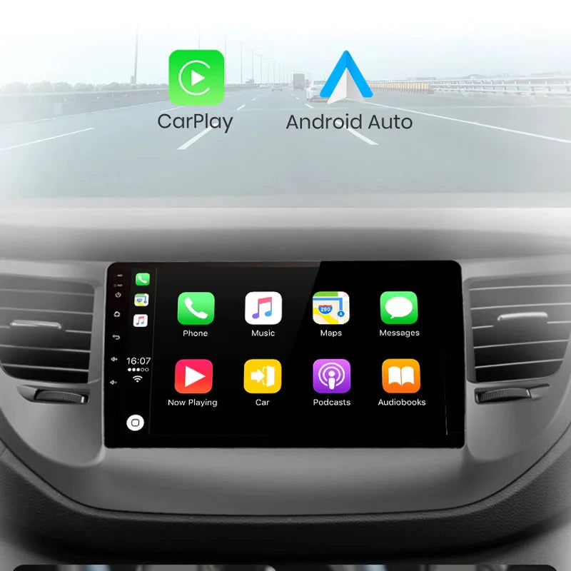 Radio Pantalla Carplay para Hyundai IX35 Tucson 2014-2018