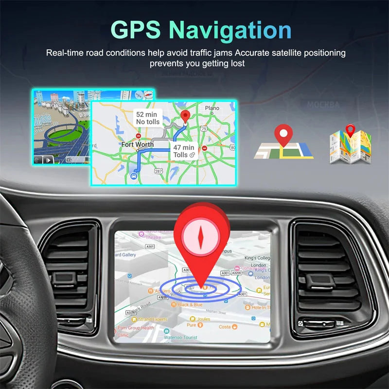 Radio Pantalla Carplay para Jeep Cherokee SRT 2015