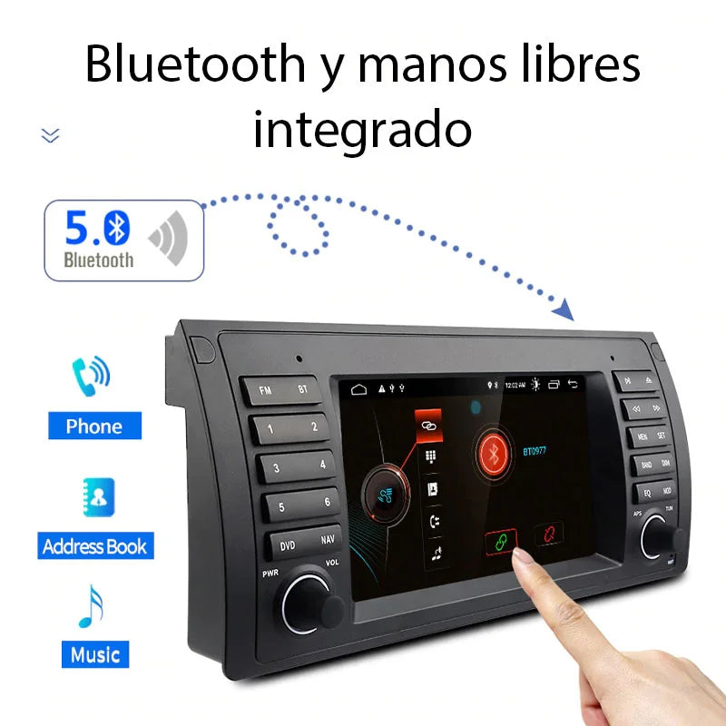 Radio Pantalla Carplay para BMW X5 E53 E39 - foto 3