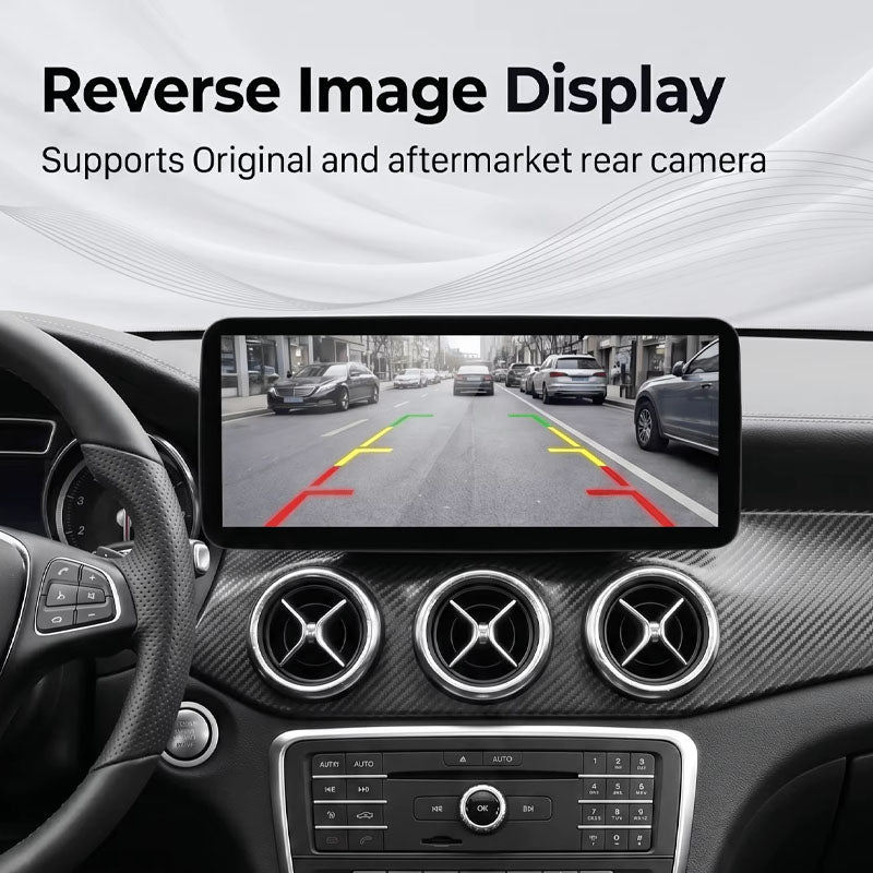 Radio Pantalla CarPlay y Android Auto para Mercedes Benz A GLA CLA clase W176 X156 C117 2012-2018
