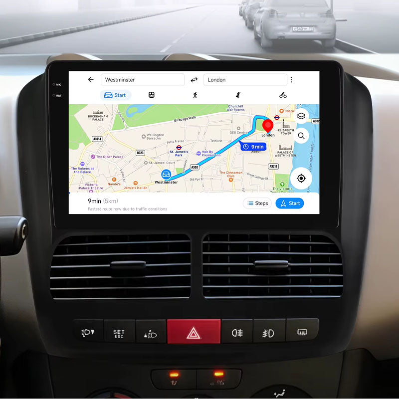 Radio Pantalla CarPlay y Android Auto para FIAT DOBLO - OPEL COMBO TOUR 2010-2015