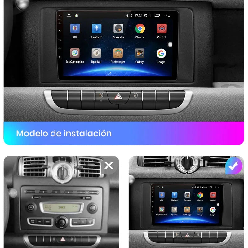 Radio Pantalla Mercedes-Benz Smart Fortwo W451 2010-2015 - foto 3