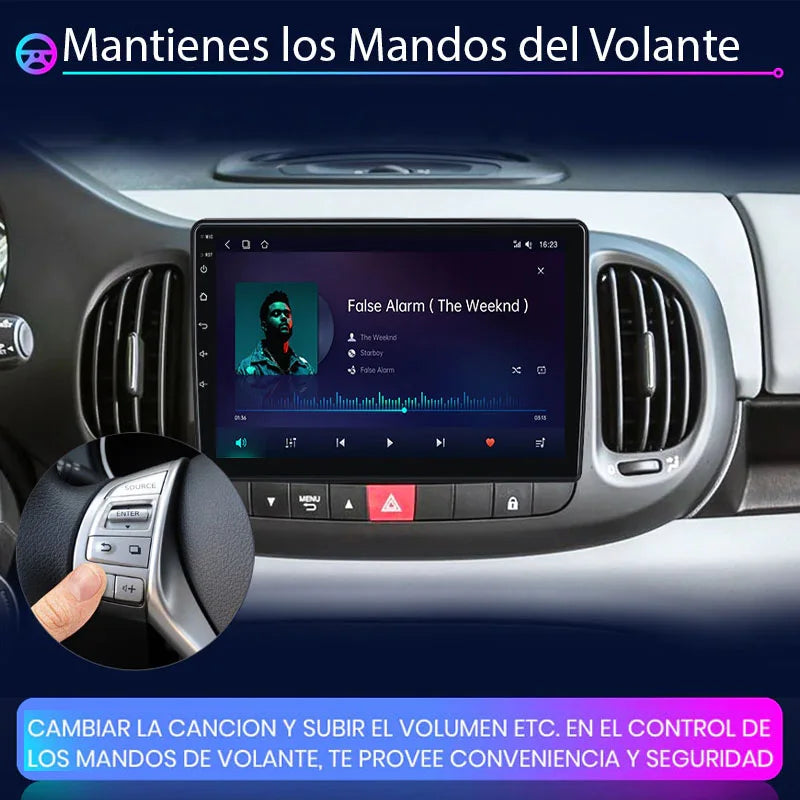 Radio Pantalla Carplay para Fiat 500L 2012-2017