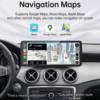 Radio Pantalla CarPlay y Android Auto para Mercedes Benz A GLA CLA clase W176 X156 C117 2012-2018