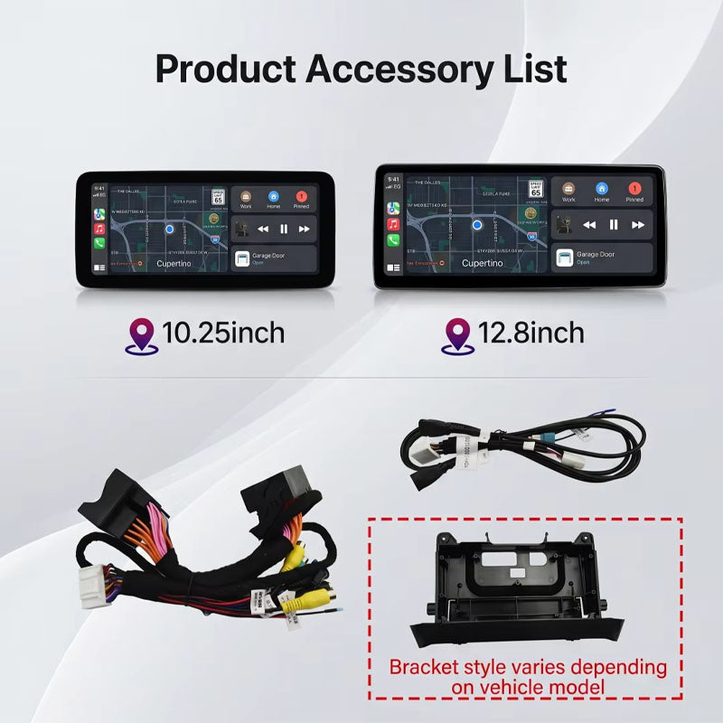 Radio Pantalla CarPlay y Android Auto para Mercedes Benz A GLA CLA clase W176 X156 C117 2012-2018