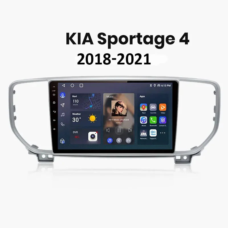 Radio Android KIA 10 Sportage 4 QL 2018-2021