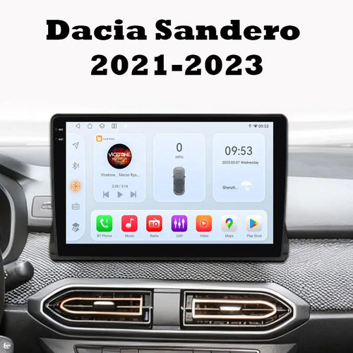 Radio CarPlay Renault Dacia Sandero 2021-2023