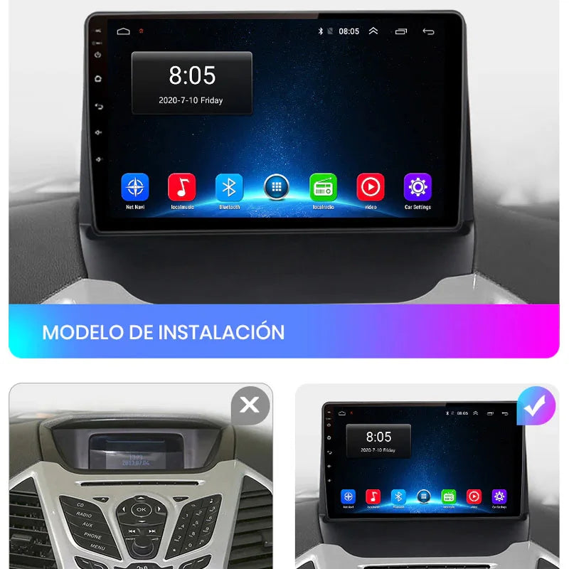 Radio Pantalla Carplay para Ford Fiesta MK7 Ecosport 2009-2017 - foto 3