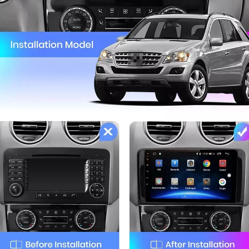 Radio Pantalla Carplay para Mercedes-Benz ML GL W164 - foto 3