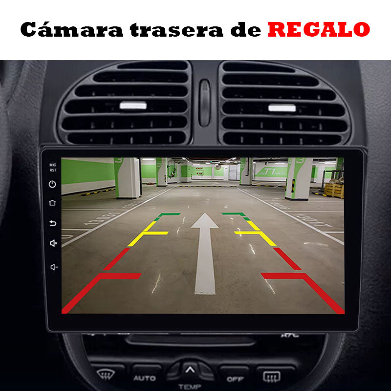 Radio Pantalla CarPlay y Android Auto para Peugeot 206, 206CC, 206SW, 2001-2008
