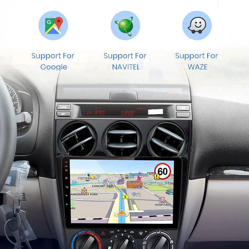 Radio Pantalla Carplay para Mazda 6 2004-2015