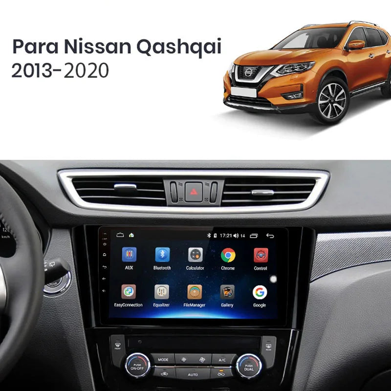 Radio Pantalla Carplay para Nissan Qashqai X Trail Camara 360 2013-2020 - foto 2