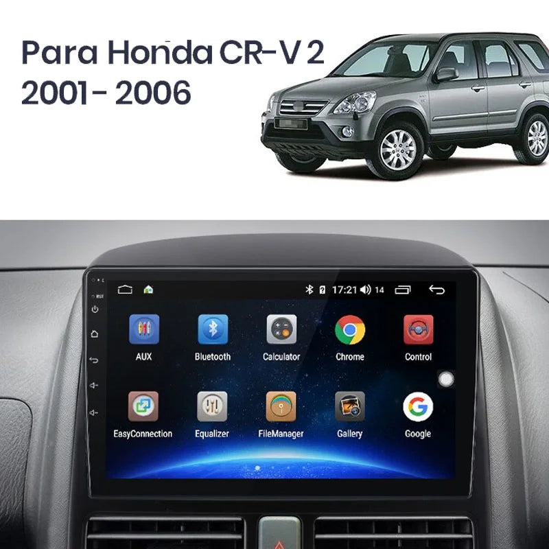 Radio Pantalla Carplay para Honda CRV 2 2001-2006 - foto 2