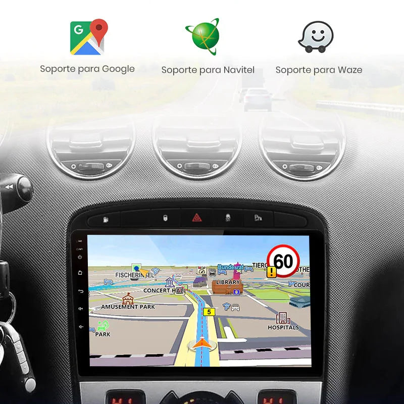 Radio Pantalla Carplay para Peugeot 308 408 2012-2020 - foto 3