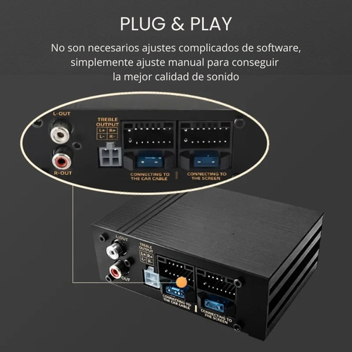 DSP Amplifier 4x80W for Android Radio | Pioneer PA2032 Chip & Hi-Fi Sound