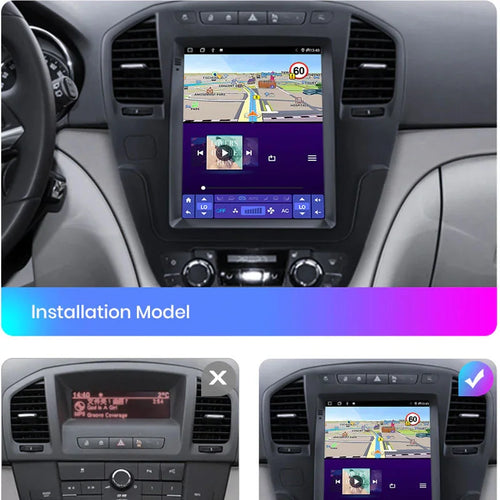 Opel Insignia 2014-2018 estilo Tesla - Radio Pantalla Carplay y Android Auto