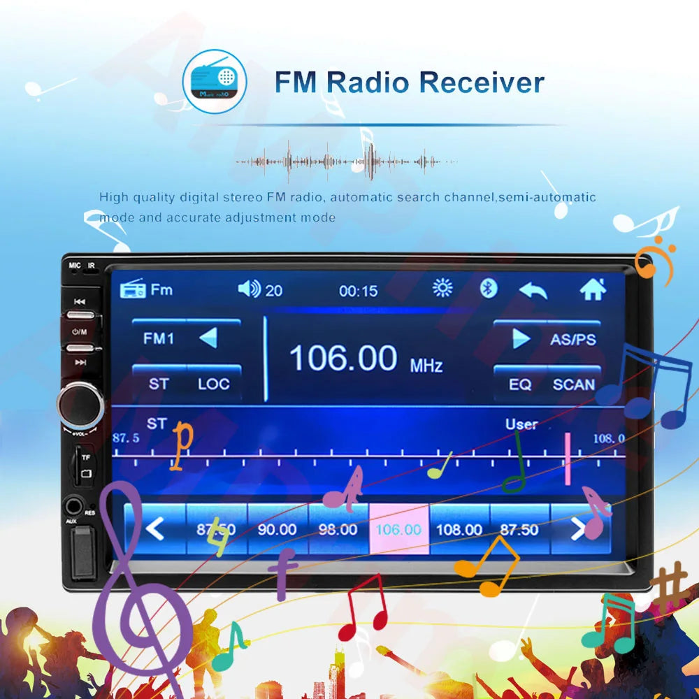 Radio pantalla 2 Din Universal