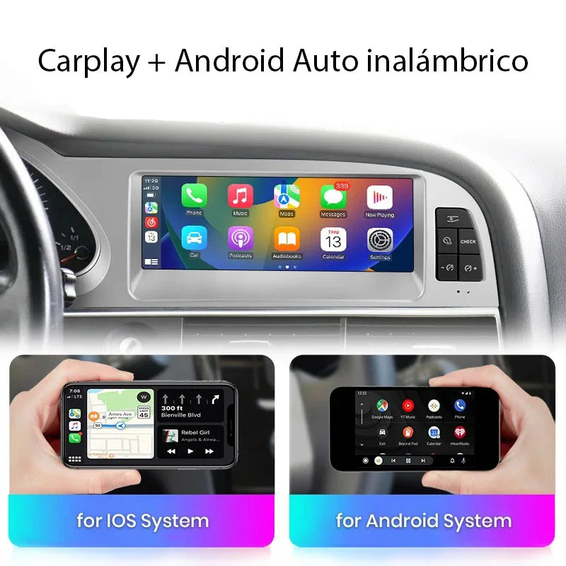 Radio Pantalla Carplay para Audi A6 C6 4F Q7 MMI 2G 3G 2005-2009 - foto 2