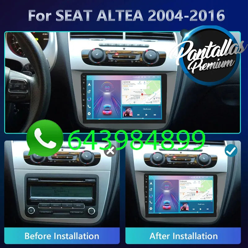 Radio Pantalla Carplay para Seat Altea - foto 2