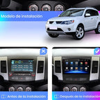 Radio Pantalla Carplay para Peugeot Mitsubishi Outlander Xl 2 4007 Citroen C Crosser 2005-2011 - foto 3