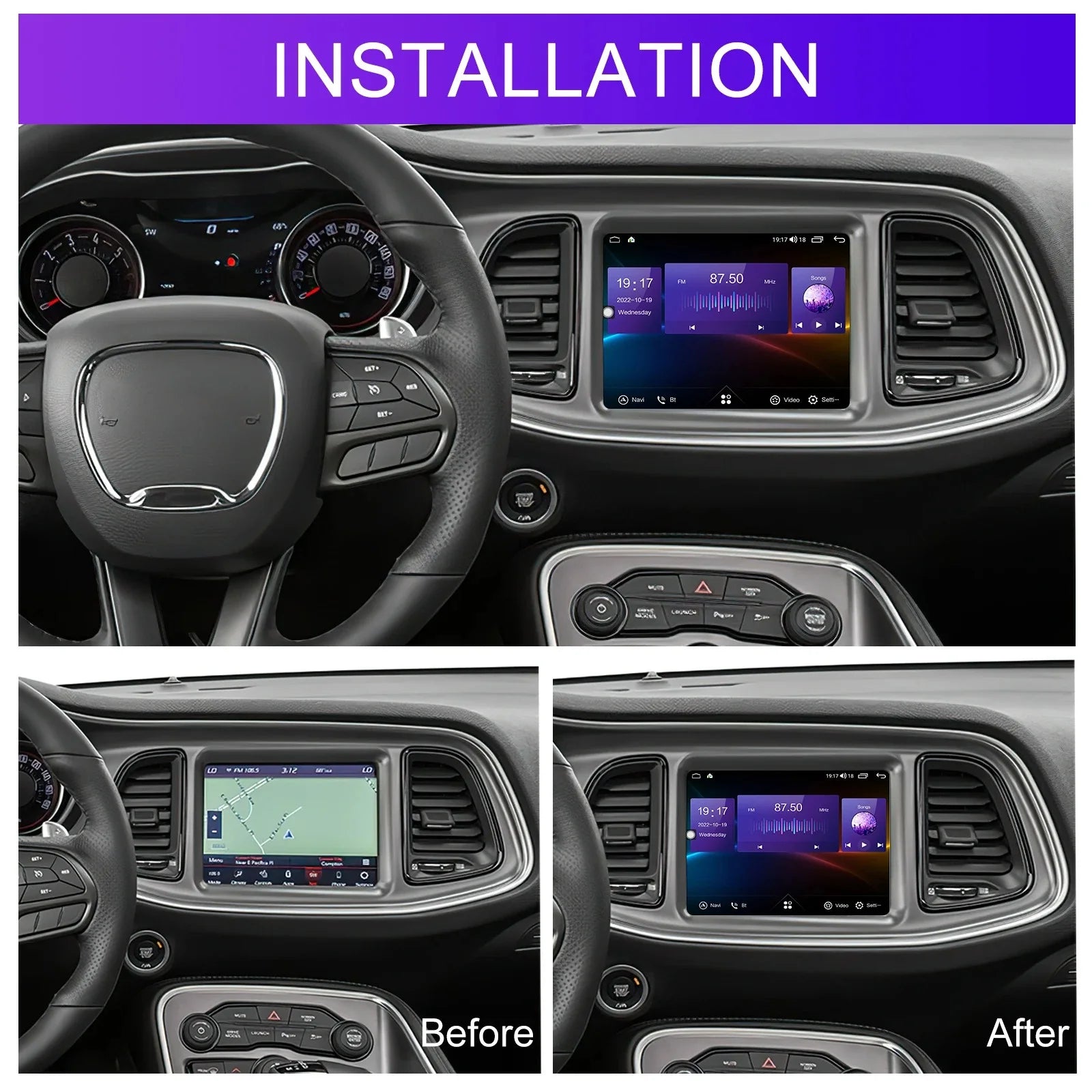 Radio Pantalla Carplay para Jeep Cherokee SRT 2015 - foto 2