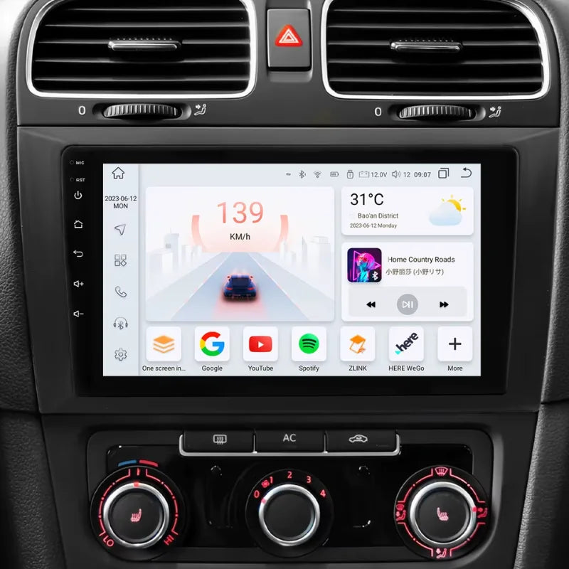 Radio Pantalla Carplay para Volkswagen Golf 6 2008-2016 - foto 2
