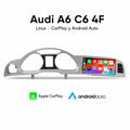 Radio pantalla CarPlay y Android Auto para Audi A6 C6 4F Q7 MMI 2G 3G 2005-2009 Linux