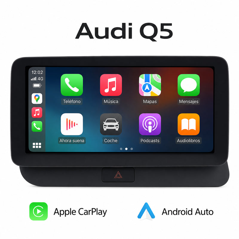 Radio pantalla CarPlay y Android Auto para Audi Q5 2009-2016
