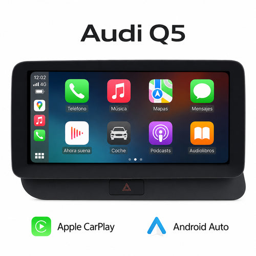 Radio pantalla CarPlay y Android Auto para Audi Q5 2009-2016