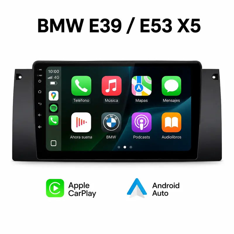 Radio pantalla CarPlay y Android Auto para BMW E53 E39 X5