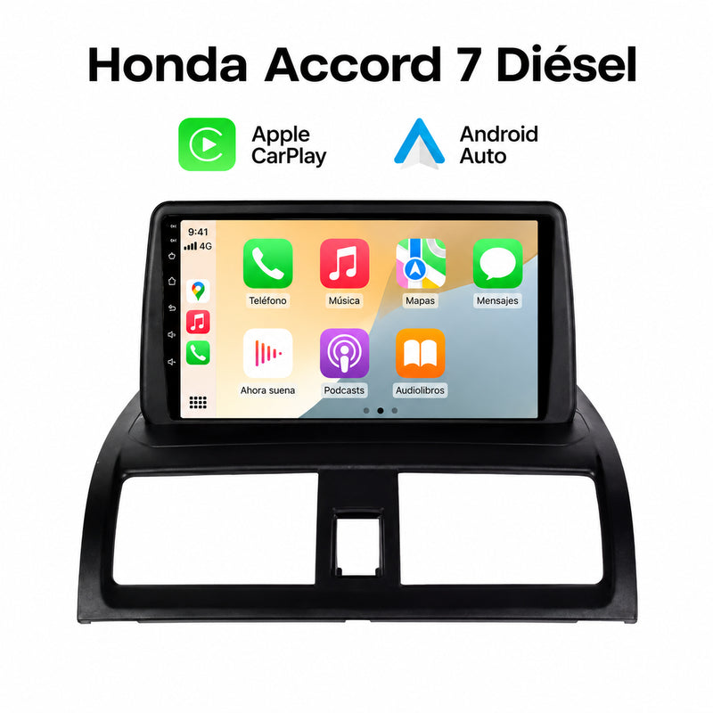 Radio pantalla CarPlay y Android Auto para Honda Accord 7 Diésel 2003-2007