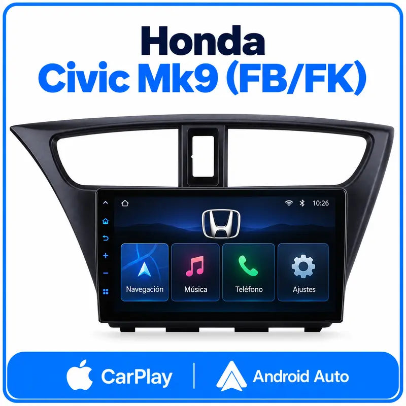 Honda Civic Mk9 FB FK pantalla CarPlay integrada