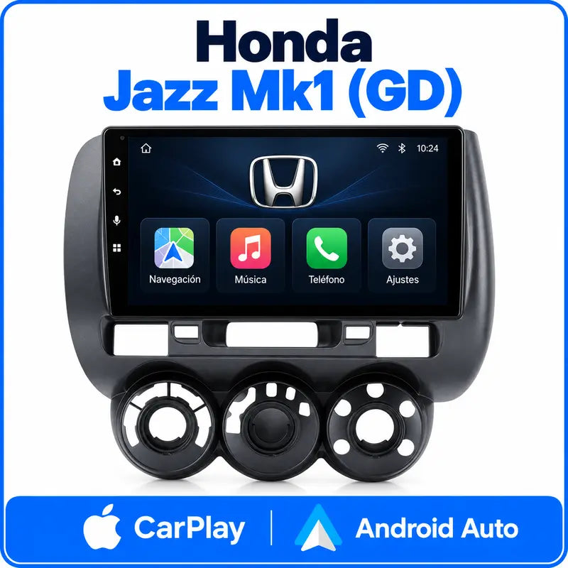 Honda Jazz Mk1 GD pantalla CarPlay integrada