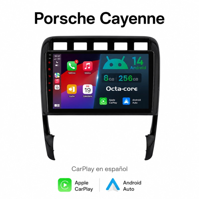 Radio pantalla CarPlay y Android Auto para Porsche Cayenne GTS 2002-2010