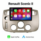 Radio pantalla CarPlay y Android Auto para Renault Scenic II 2004-2009 MT