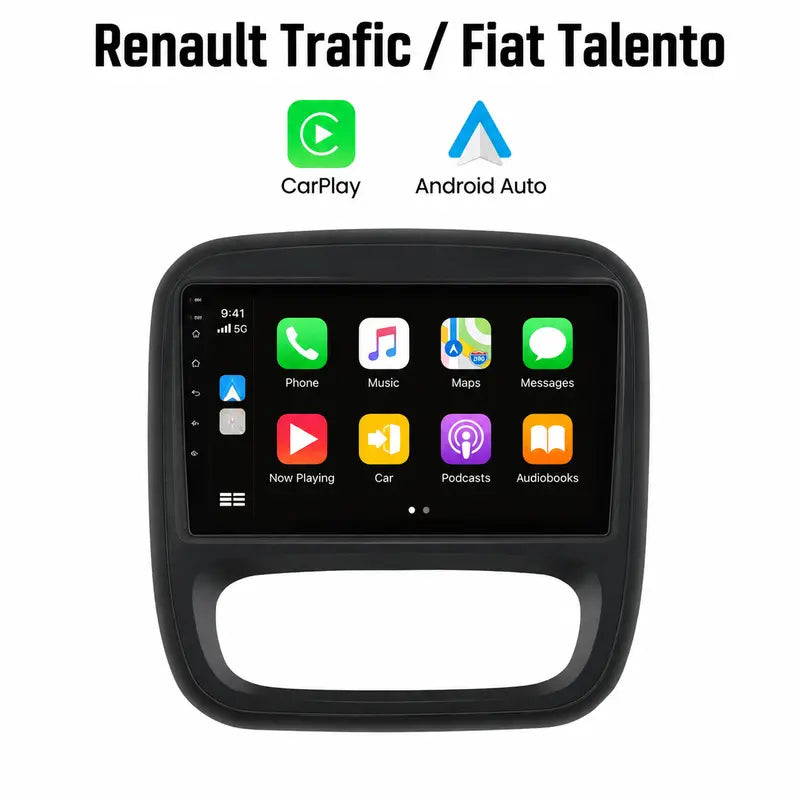 Radio pantalla CarPlay y Android Auto para Renault Trafic Fiat Talento 2014-2020