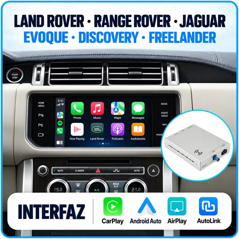 Interfaz CarPlay Land Rover Range Rover Evoque Discovery Jaguar - imagen 1 de 13