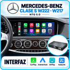 Interfaz CarPlay para Mercedes-Benz Clase S W222 W217 NTG 5.0