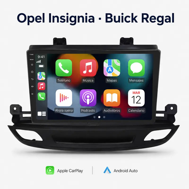 Radio pantalla CarPlay y Android Auto para Opel Insignia (2015-2021)