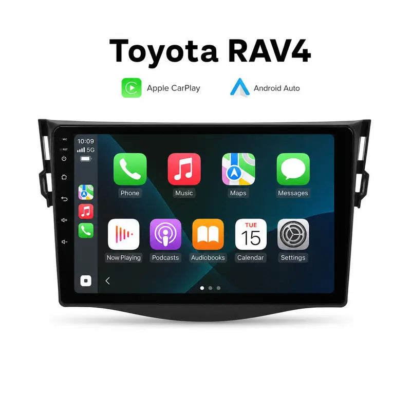 Radio pantalla CarPlay y Android Auto para Toyota RAV 4 2007-2011