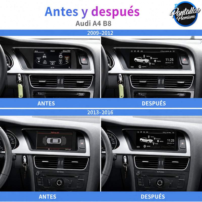 Radio pantalla CarPlay y Android Auto para Audi A4 B8 2009-2016 - foto 2