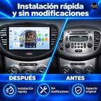Hyundai i10 Mk1 PA antes y después de la instalación