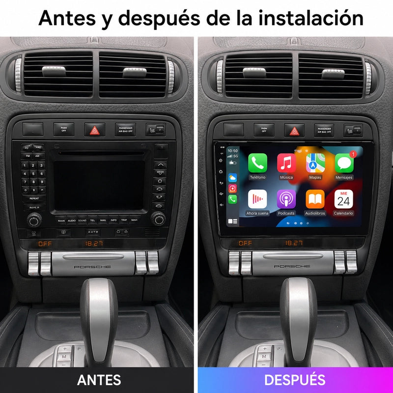 Radio pantalla CarPlay y Android Auto para Porsche Cayenne GTS 2002-2010 - foto 2