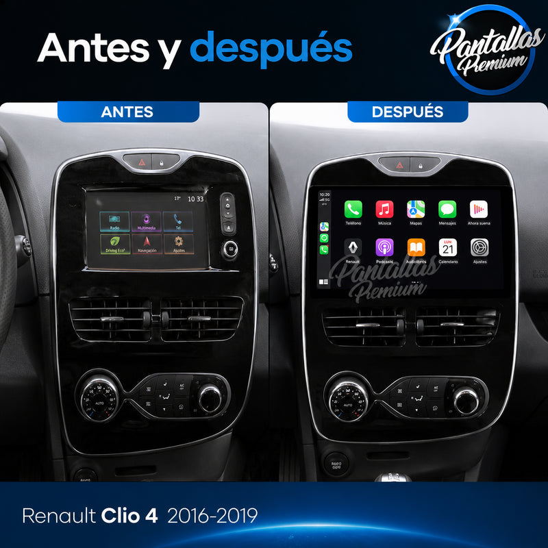 Radio pantalla CarPlay y Android Auto para Renault Clio 4 2016-2019 - foto 2