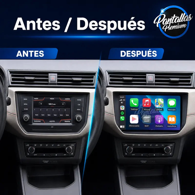 Radio pantalla CarPlay y Android Auto para Seat Ibiza Arona 2017-2020 - foto 2