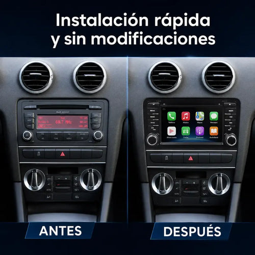 Radio pantalla CarPlay y Android Auto para Audi A3 Botones - foto 2