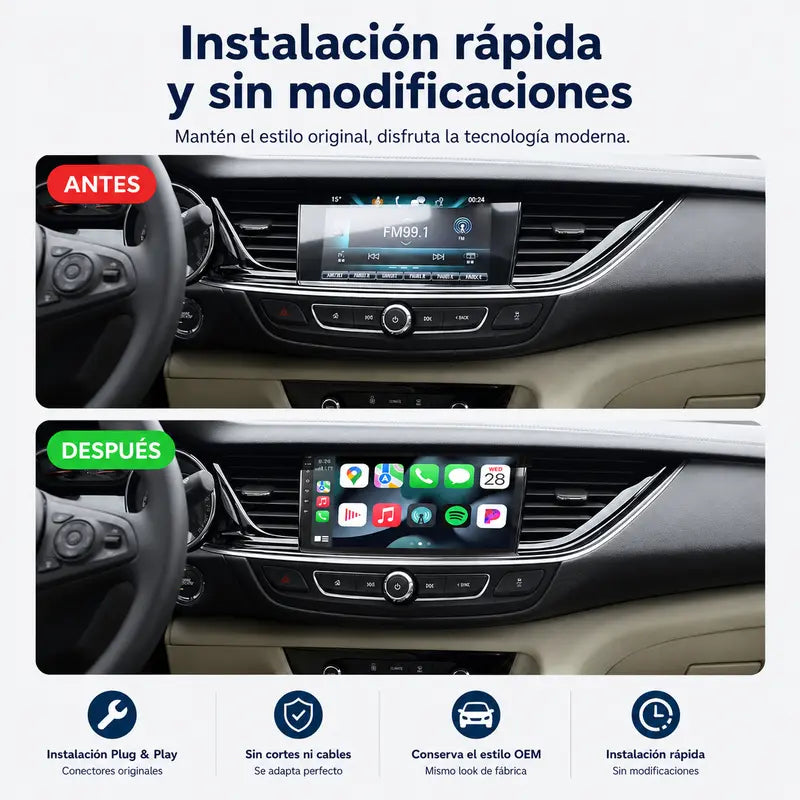 Radio pantalla CarPlay y Android Auto para Opel Insignia (2015-2021) - foto 2