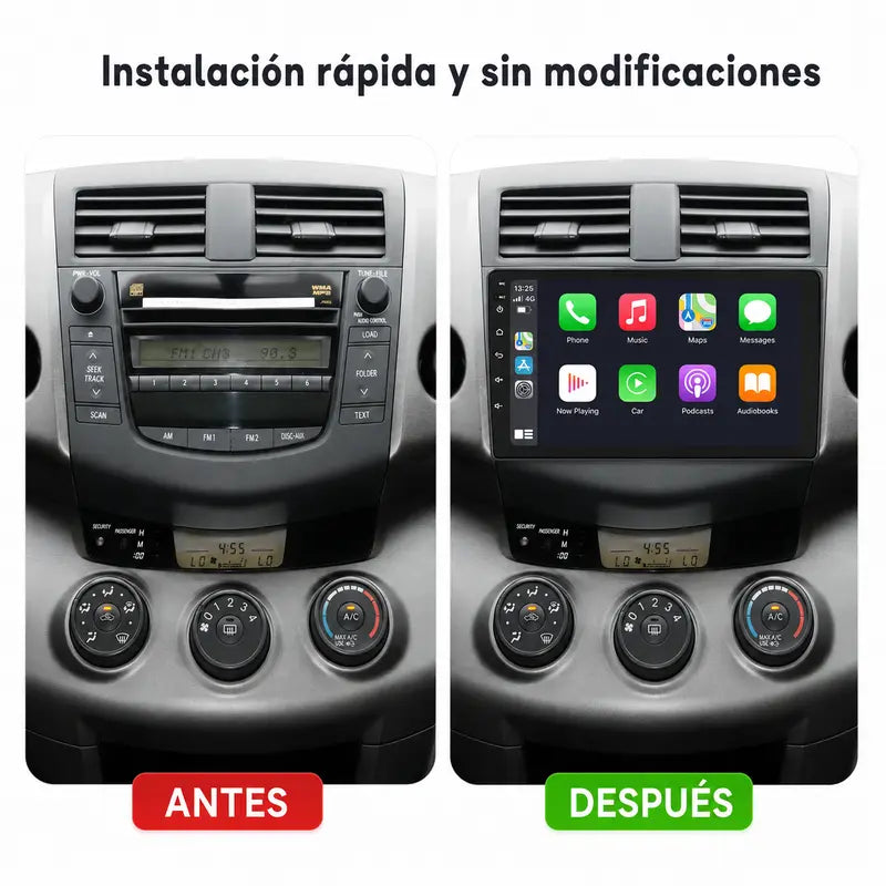 Radio pantalla CarPlay y Android Auto para Toyota RAV 4 2007-2011 - foto 2