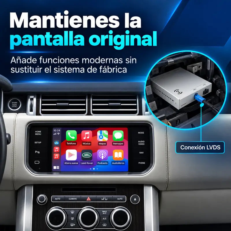 Interfaz CarPlay Land Rover Range Rover Evoque Discovery Jaguar - imagen 2 de 13